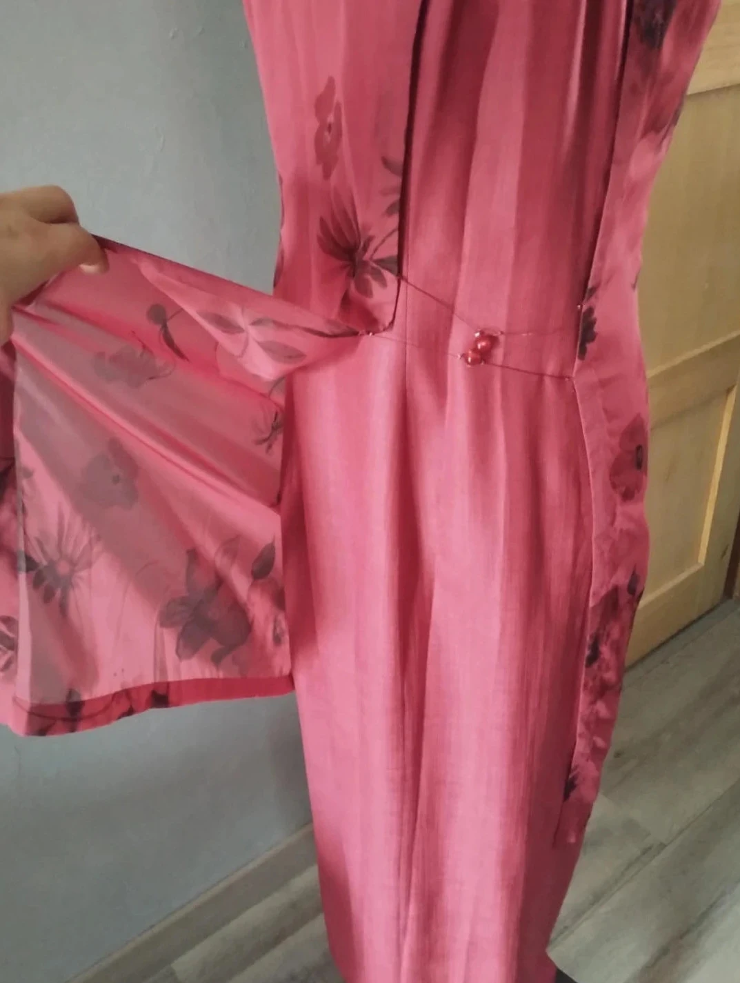 Vestido longo florido, framboesa, Un Jour Ailleurs T38 – photo 7